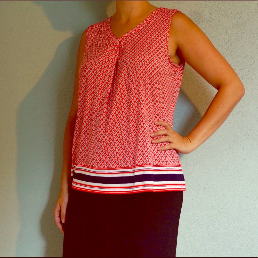 Croft and Barrow sleeveless blouse